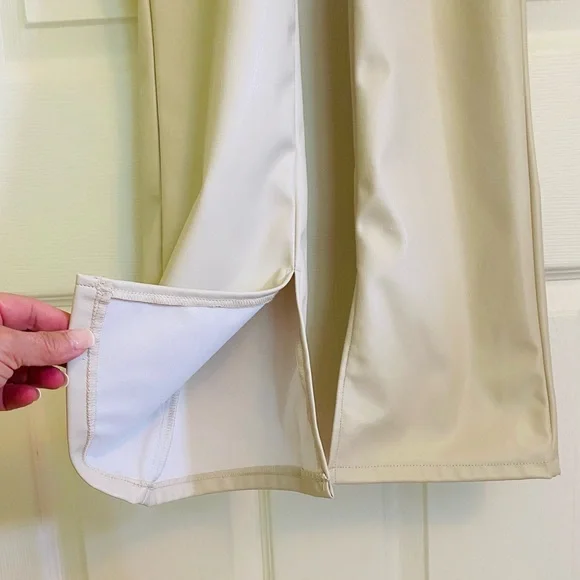 Pleather split hem pants - Picture 2 of 9